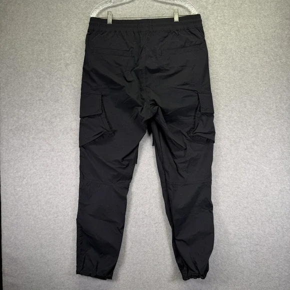 Reigning Champ Jide Osifeso Pants Mens Large Black Cargo Joggers Nylon Stretch